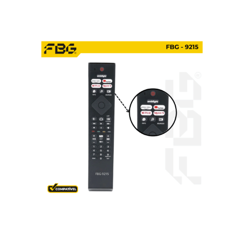 CONTROLE REMOTO SMART PHILIPS-FBG 9215