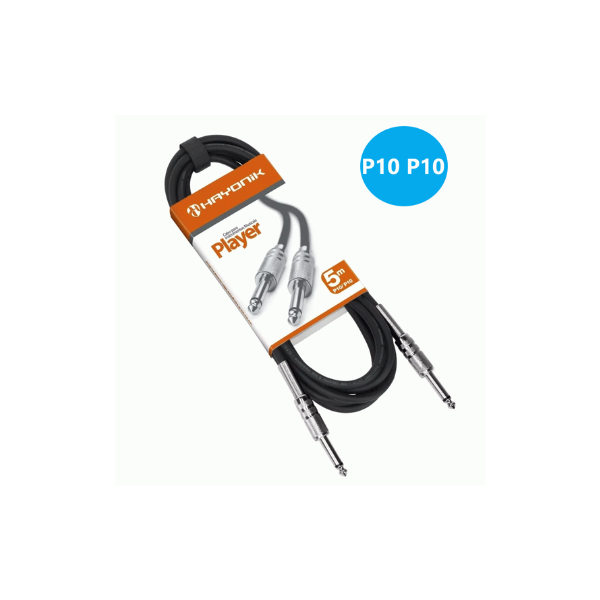 Cabo De Violão Guitarra P10 5m Profissional 0,30 Hayonik