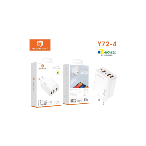 Fonte Turbo 176W Com 5 Portas 2 USB-C + 3 USB-A Y72-4