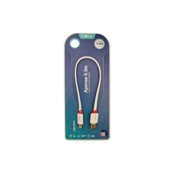 Cabo De Carregamento e Dados curto 30cm iPhone CBO-5912