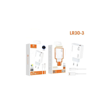 CARREGADOR TURBO H´MASTON TYPE-C 67W LR30-3