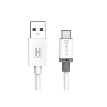 Cabo Carregador HRebos HS-72 Turbo 4.0 Usb Tipo C 2 Metros