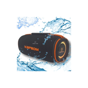 Caixa De Som Portátil Bluetooth 60w Kapbom KA-8196 Tws Ip6 Preto 12v