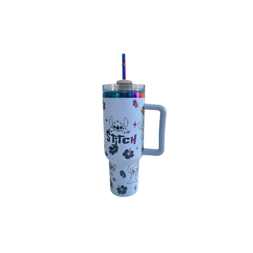 Copo Termico Lillo Stitch com Canudo 1200mL