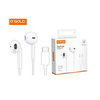 Fone De Ouvido Usb-c Fn-a71 A'gold